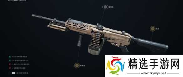 三角洲行动m250无后坐力改装