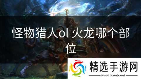 怪物猎人ol 火龙哪个部位