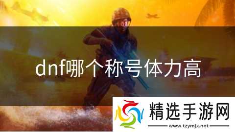 dnf哪个称号体力高