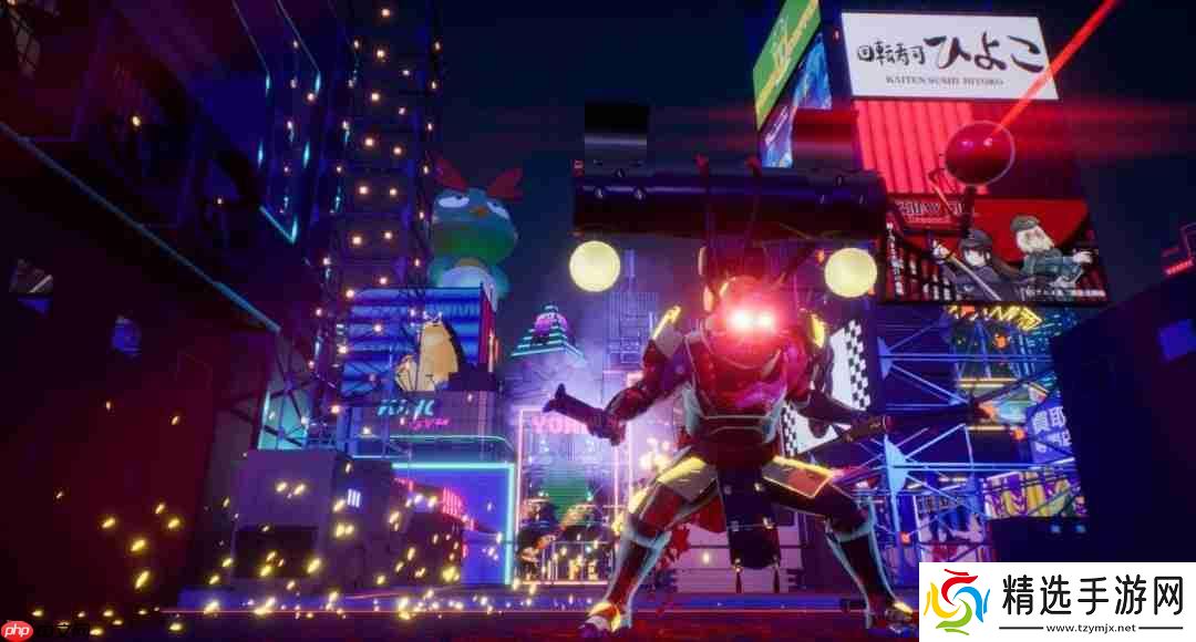 赛博朋克高速砍杀游戏《东京地下杀手》 现已登陆Steam新品节