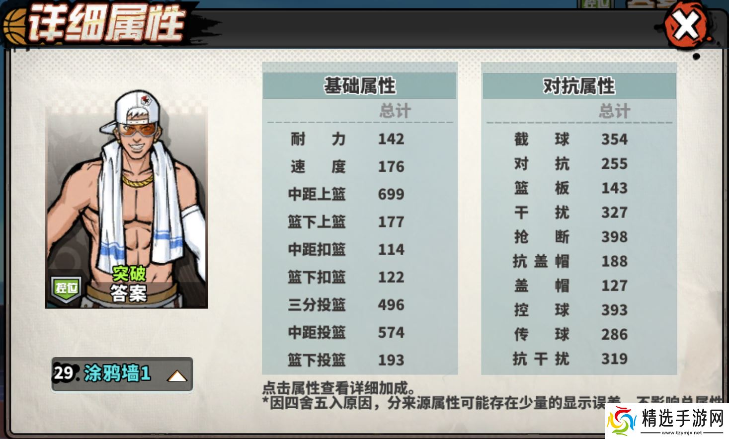 篮下王者【球员档案】球场所有问题的唯一答案-答案[PG]