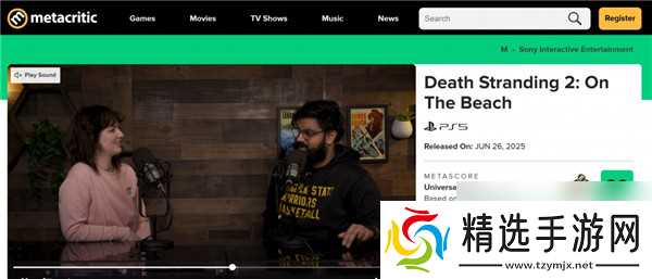 不负期待 死亡搁浅2媒体高分来袭MTC评为必玩