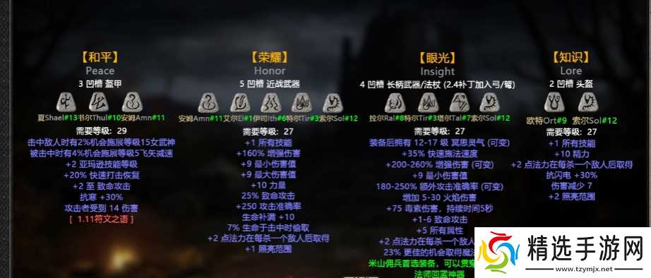 暗黑破坏神2重置版符文之语有什么用