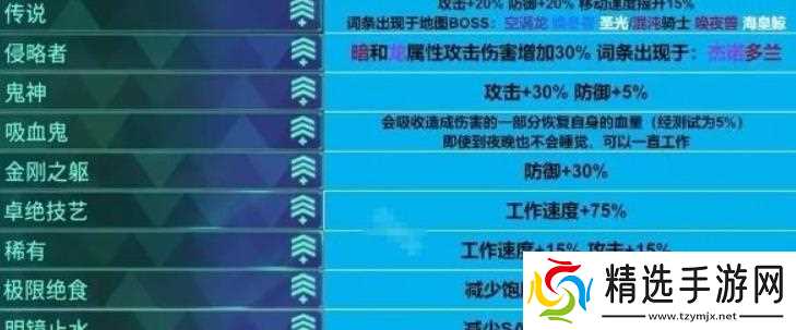 幻兽帕鲁联动版本彩色词条