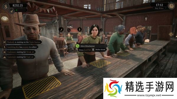酒馆经营模拟游戏《Saloon Simulator》7月15日在Steam正式上线