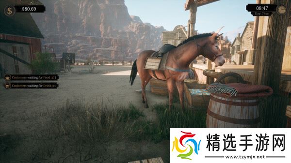 酒馆经营模拟游戏《Saloon Simulator》7月15日在Steam正式上线