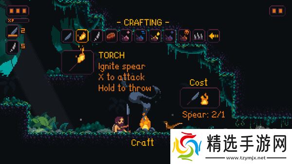 2D像素横版冒险游戏《原始星球》正式上线