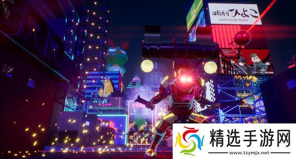 赛博风动作射击游戏《东京地下杀手》在Steam正式上线