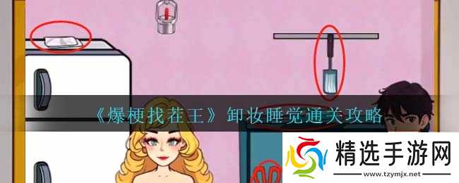 爆梗找茬王卸妆睡觉通关秘籍