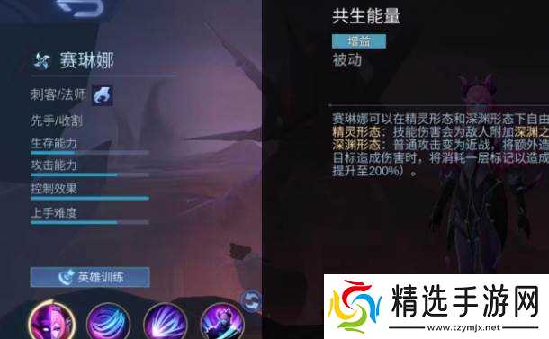 决胜巅峰赛琳娜技能