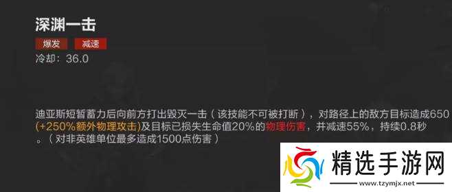 决胜巅峰迪亚斯技能