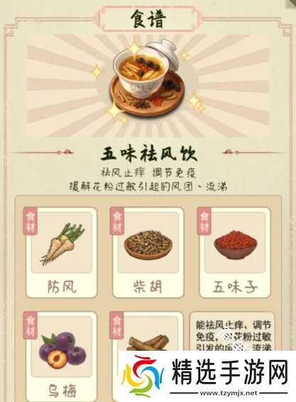 本草善食录食物合成制作配方材料大全