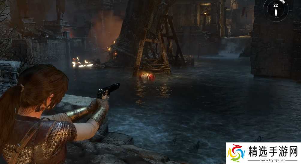 古墓丽影崛起雕像怎么炸倒