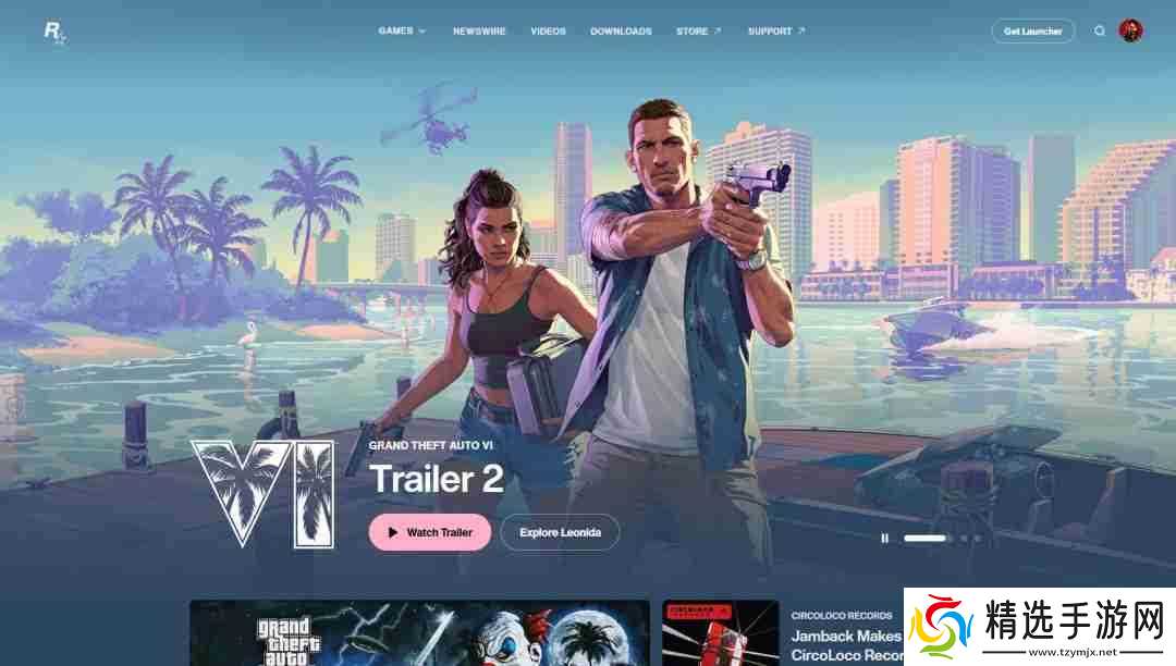 R星官网新面貌 玩家猜测《GTA6》新预告片发布在即