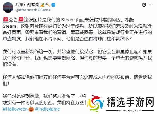 红松湖因泳装海报被Steam拒审 引发平台审核争议
