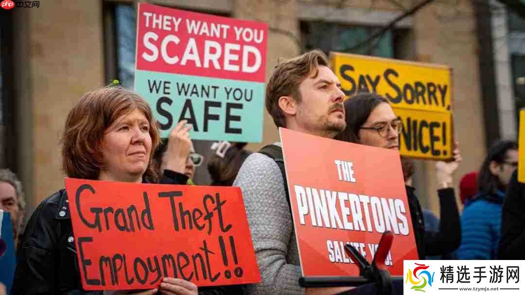 被开除员工在R星总部外激烈抗议 《GTA6》前景堪忧