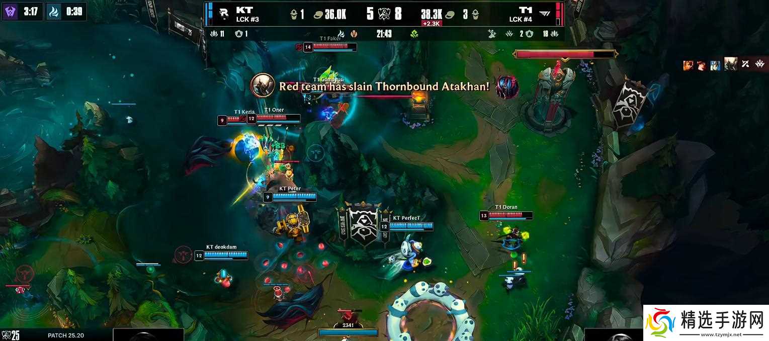 S15全球总决赛：三连冠达成，第六冠卫冕！T13-2击败KT勇夺冠军！