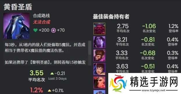 金铲铲之战s16新增神器介绍