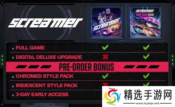 《Screamer》购买指南 版本区别与配置要求一览