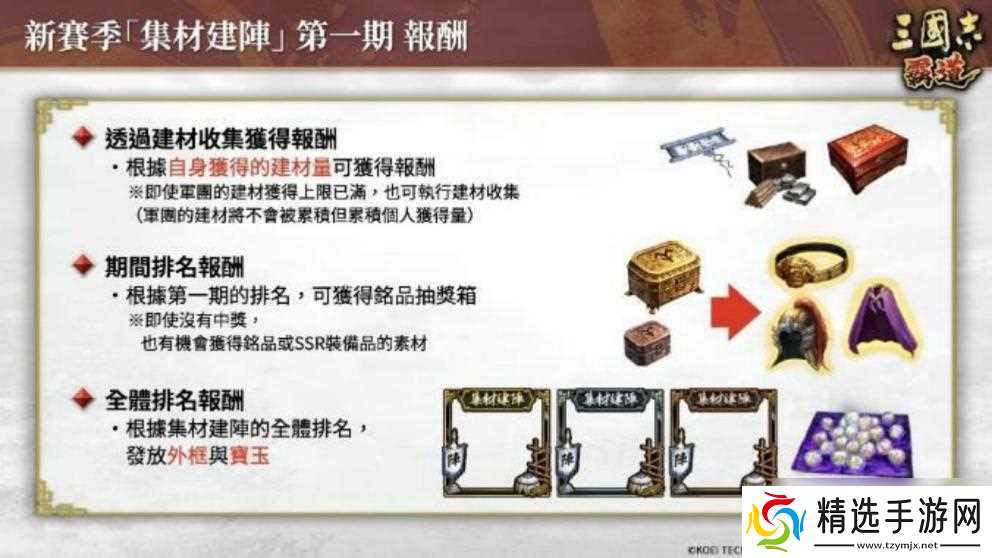 『三国志 霸道』 新赛季「集材建阵」 登场！新 LR 武将于 12 月更新登场！