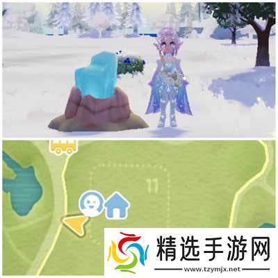 心动小镇12月21日溜溜橡木和无暇荧石采集位置