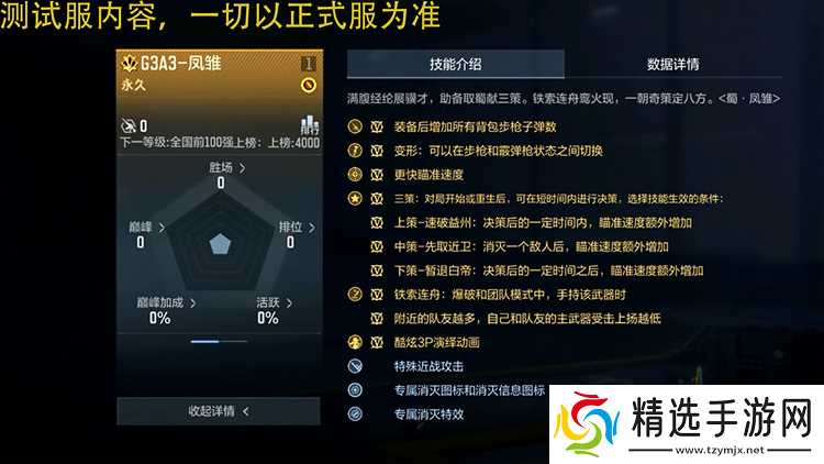 CF手游G3A3-凤雏带来全新玩法,双模式多技能等你享用
