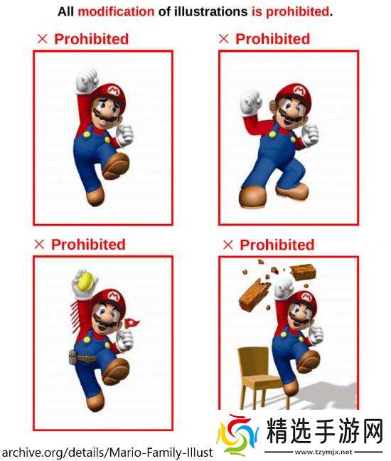 任天堂严禁修改官方美术素材引热议