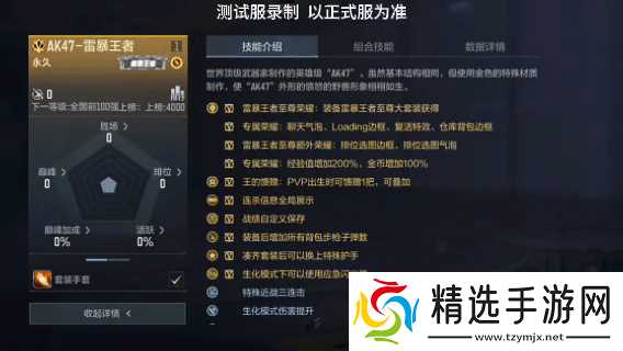 穿越火线枪战王者炫闪·AK47-雷暴王者外观曝光，技能解析抢先看