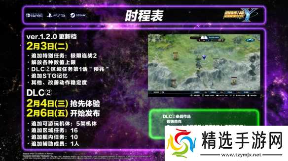 《超级机器人大战Y》DLC②即将于2月6日发布！