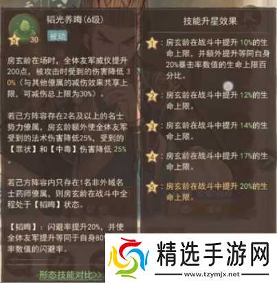 这城有良田房玄龄技能加点全解析