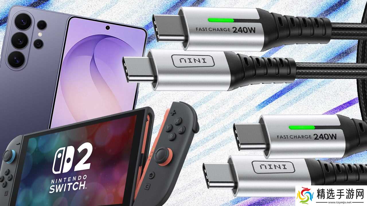 仅需5.99美元即可购得2条6.6英尺USB Type-C数据线