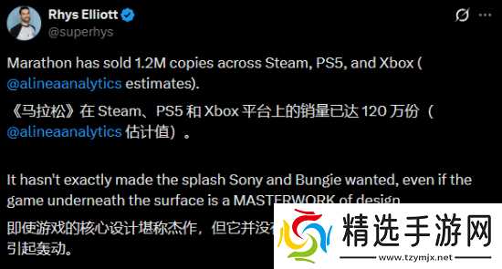 曝《失落星船：马拉松》销量未达索尼预期！仅120万份 叫好不叫座？
