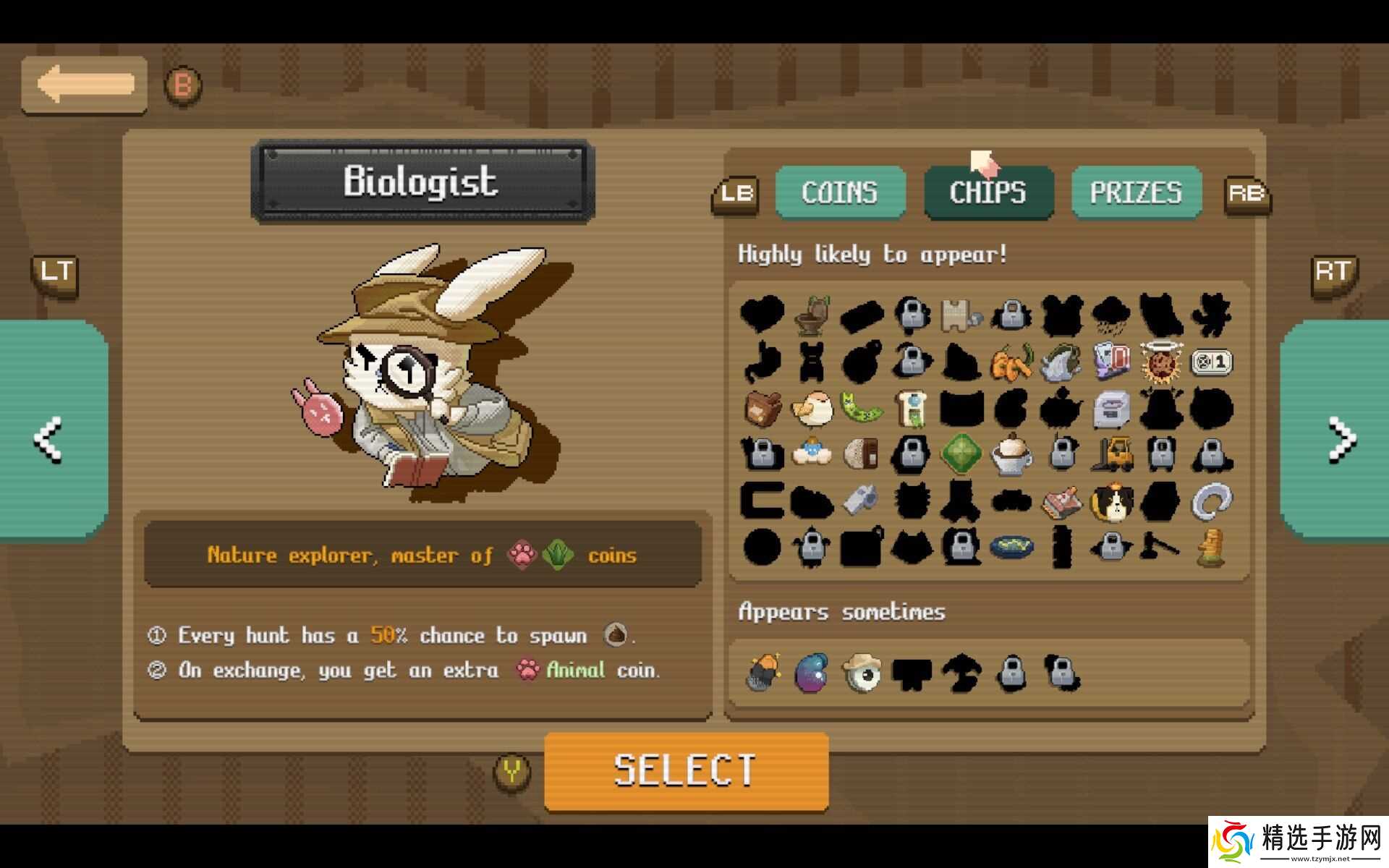 在《Raccoin》中使用的最佳角色