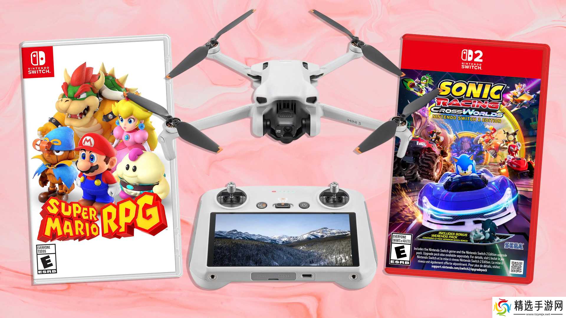 今日最佳特惠：DJI Mini 3、《Sonic Racing: CrossWorlds》、《Super Mario RPG》等