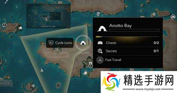 《刺客信条4黑旗记忆重置》阿诺托湾全收集攻略
