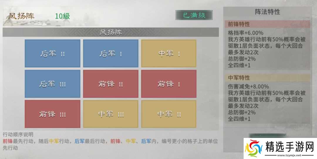 三国：天下归心风扬阵、雁形阵法解析